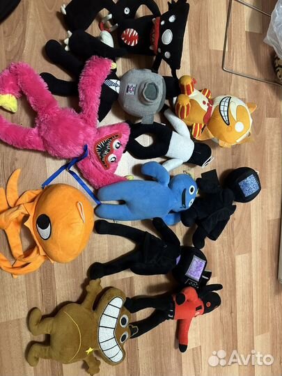 Игрушки мягкие скибиди аниматроники радужные