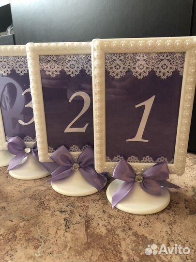 Свадебные украшения на стол