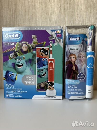 Зубная щетка Oral-B Pixar электрическая с чехлом