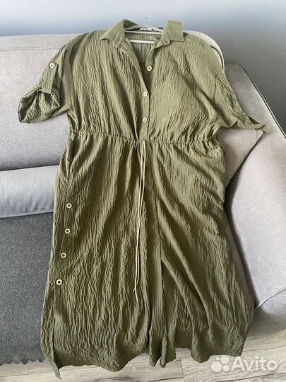 Платье хаки