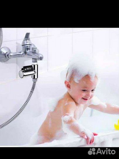 Проточный термометр для ванной