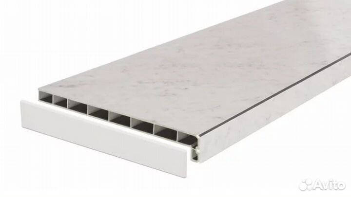 Подоконник moeller LD-36 Мрамор Каррара Глянец
