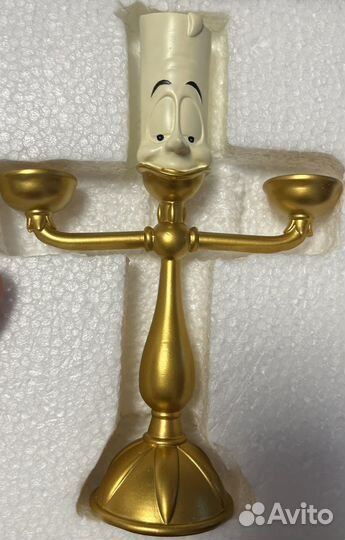 Набор сервиз Красавица и Чудовище подсвечник часы