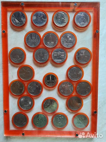 Монеты юбилейные СССР сувенирный набор