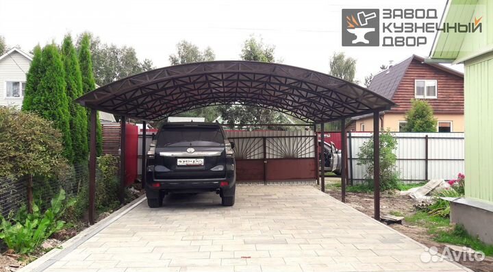 Навесы для автомобиля под ключ