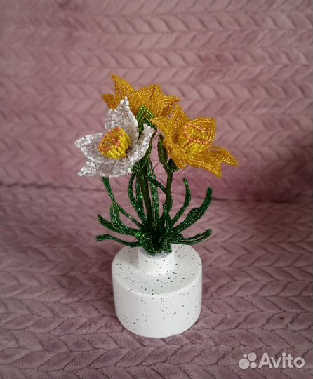 Букетик из бисера