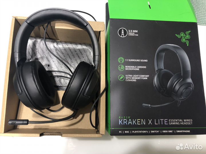 Наушники Razer kraken x lite