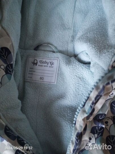 Весна -осень Комбинезон 80