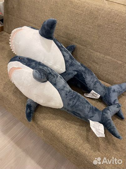 Акула из икеа новая 140 см премиум