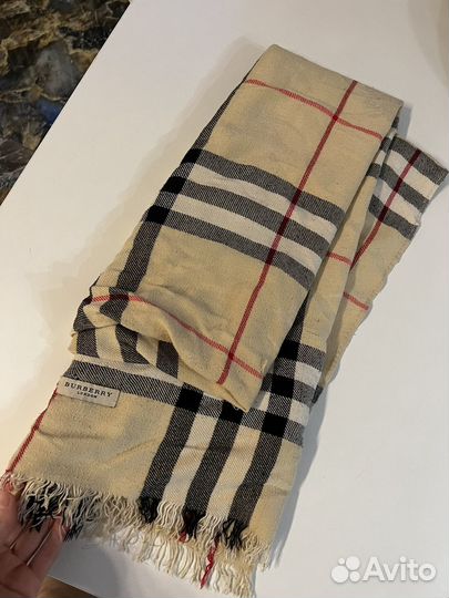 Женский шарф burberry оригинал б/у