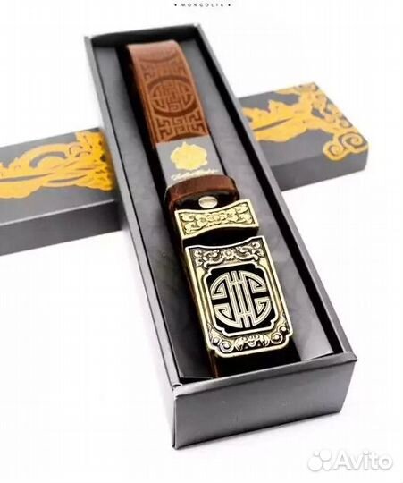 Мужской кожаный ремень Кажуг