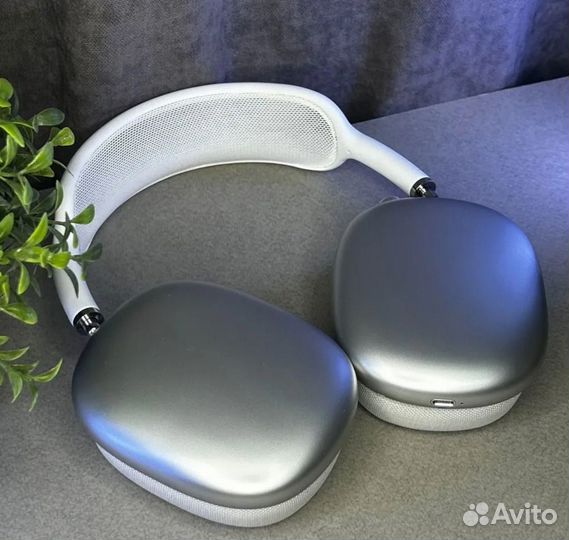 Airpods max silver/ space grey гироскоп премиум