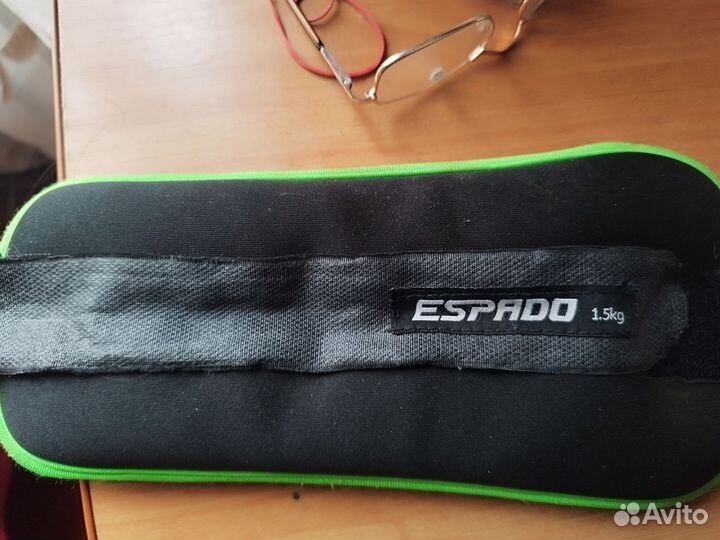 Утяжелители espado 1.5 кг для рук и ног