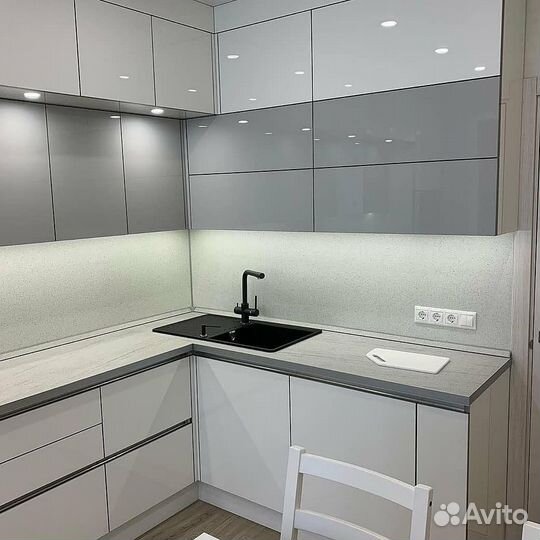 Угловая кухня из мдф на заказ под ключ Красный Яр