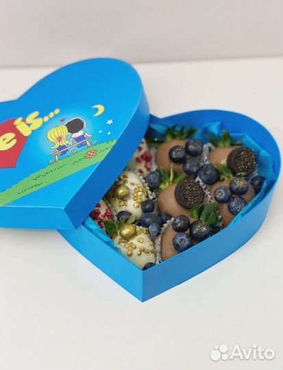 Набор клубники в шоколаде премиум, доставка