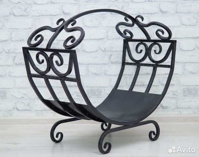 Дровница кованая