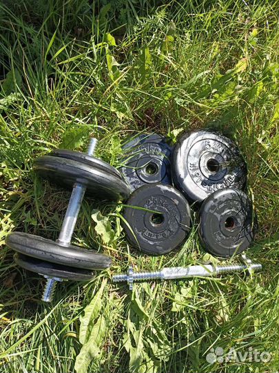 Гантели бу по 16.5 кг