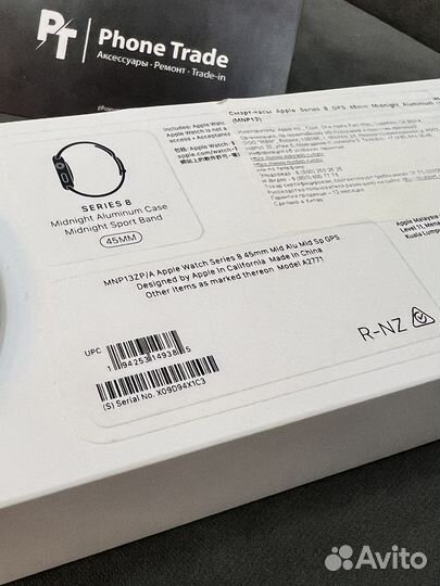 Apple watch S8 45mm Новые midnight черные