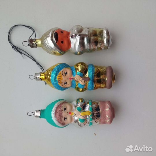 Елочные игрушки стекло