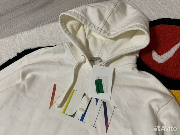 Худи Valentino Garavani Rainbow Logo XL оригинал