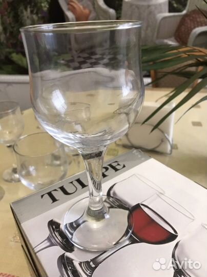 Бокалы для вина 6 штук. Россия