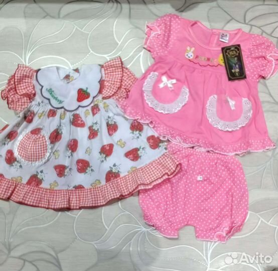 Пакет вещей на девочку размер 74-80