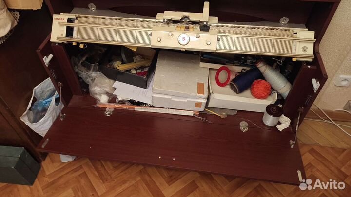 Вязальная машина зингер Singer Memo-Matic + комод