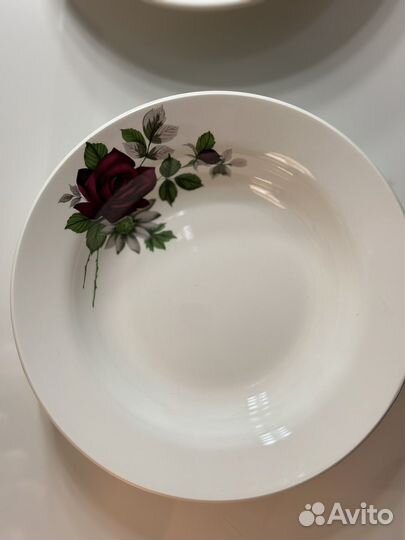Тарелка глубокая суповая Фаянс как СССР