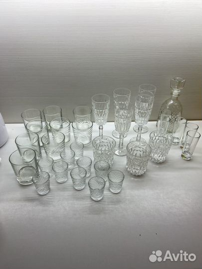 Набор бокалов, стаканов, рюмок (цена за все)