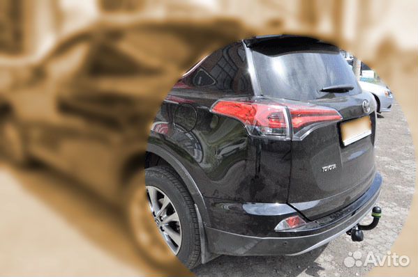 Фаркоп Toyota RAV4 крюк A рестайл 2015-2019 Leader