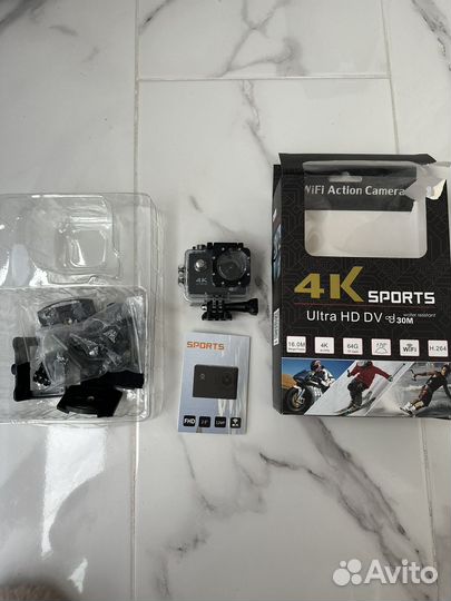 Экшн камера Sports 4K Ultra HD wifi