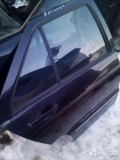 Дверь задняя правая черная Chery Amulet