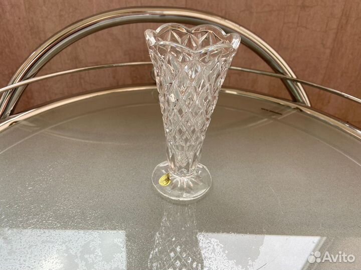 Вазы хрустальные 12 см и 18 см