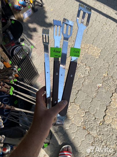 Щипцы для мяса из нержавейки