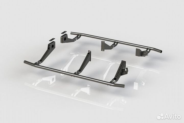 Пороги силовые UAZ Patriot BMS alfa