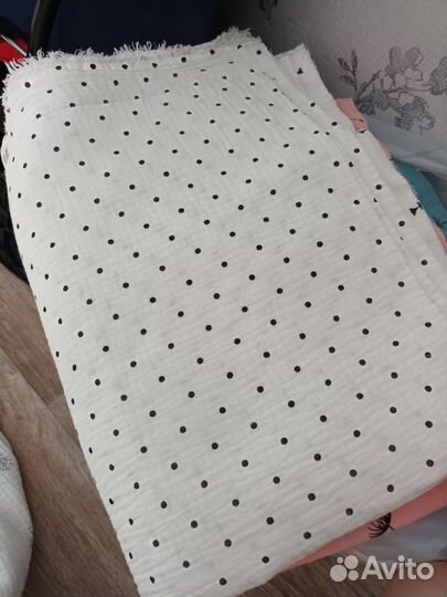 Муслиновые пеленки новые). Ткань муслиновая