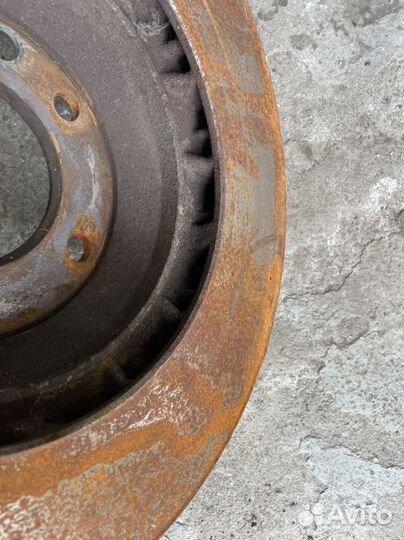 Тормозные диски на porsche cayenne 955