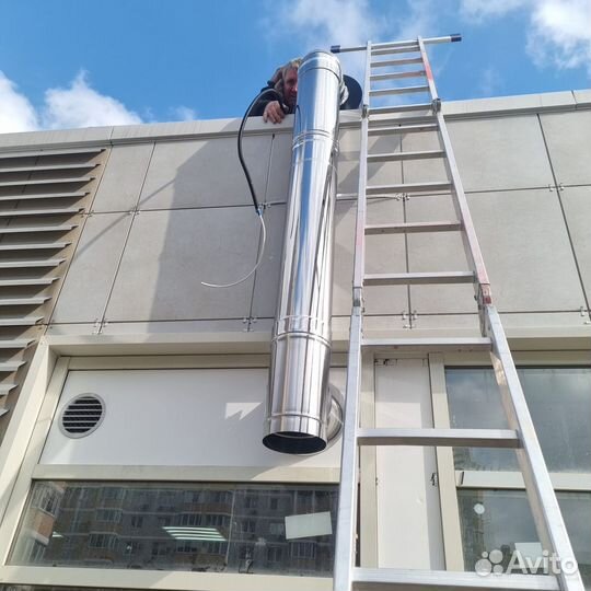 Чистка/Монтаж вентиляции/ дымоходов