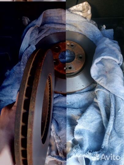 Диски тормозные,передние IX 35 хендай