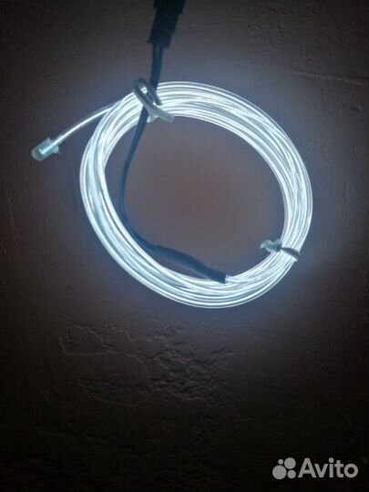 Набор неоновый шнур с питанием от батареек 2 набор