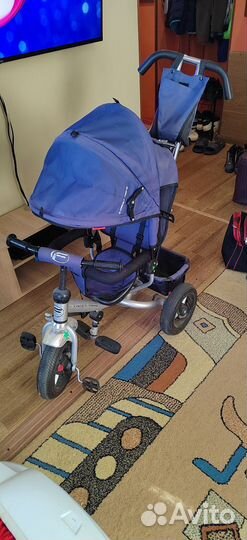 Трехколесный велосипед с родительской ручкой