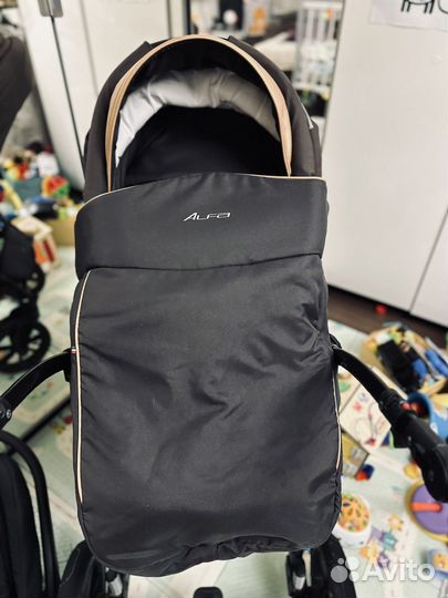 Коляска 3 в 1 Riko Alfa ecco