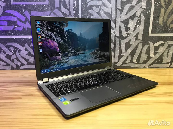 Мощный ноутбук Acer I7/2видеокарты/SSD/6gb