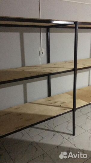 Металлические полки и стеллажи