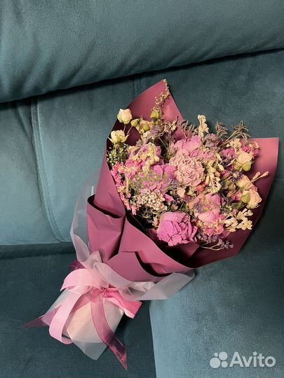 Букеты с сухоцветами от
