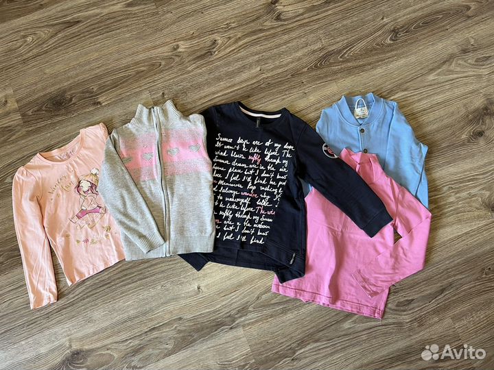 Вещи доя девочки пакетом, р.110-116