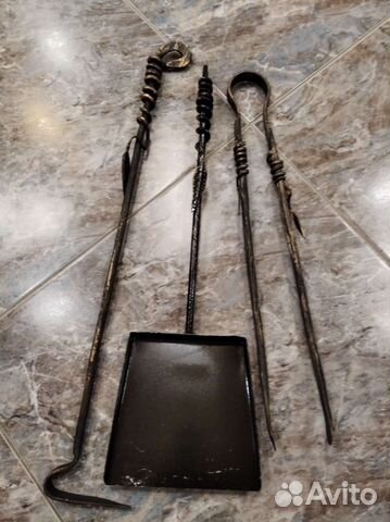 Набор кочерга совок шипцы