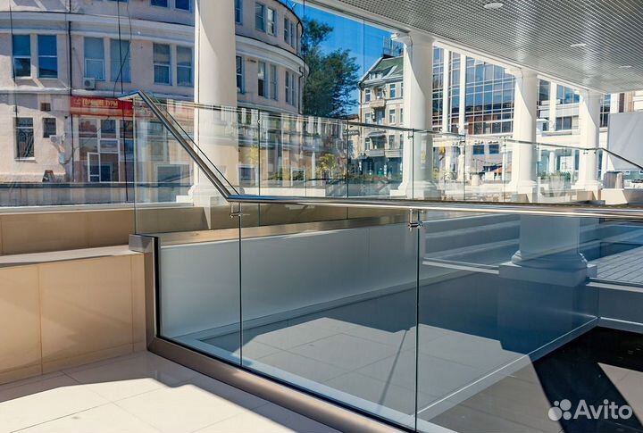 Ограждение для балкона из стекла