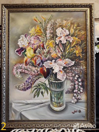 Картина холст/масло, натюрморты А.М. Михайлищевой