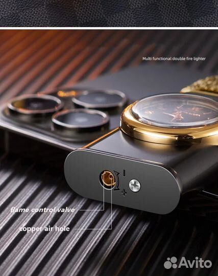 Зажигалка газовая с головой орла